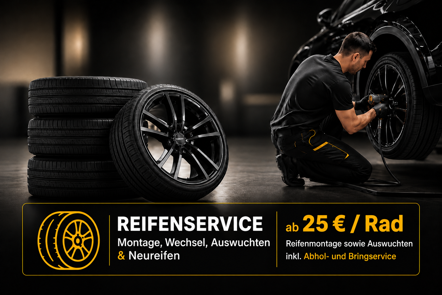 Reifenmontage und Reifenservice in Wandlitz bei MeinMobil