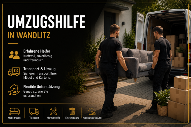 Umzugshilfe in Wandlitz – Be- und Entladen, Tragen von Möbeln