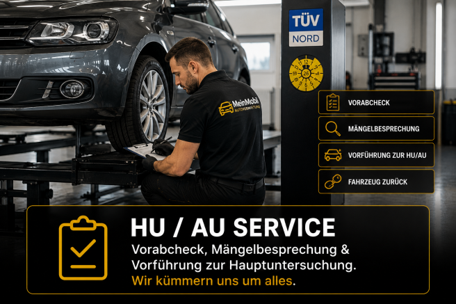 HU/AU-Service mit Fahrzeugabholung in Wandlitz